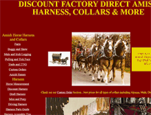 Tablet Screenshot of horsecollars.com